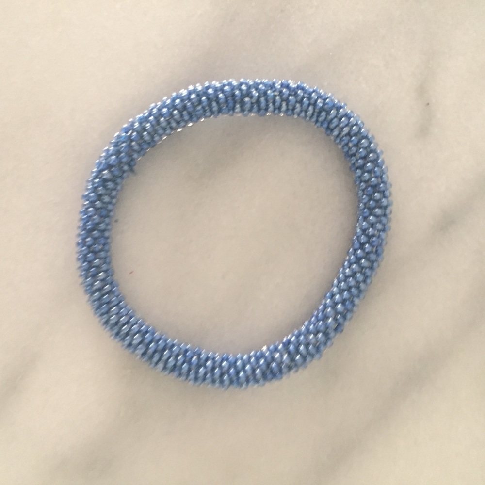 Beaded roll bracelet